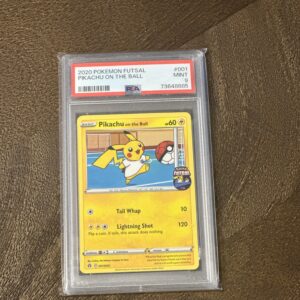 Pikachu on the ball 001 psa 9