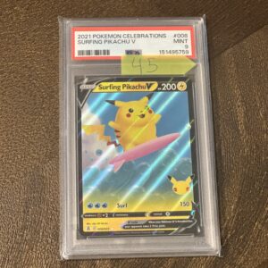 Surfing pikachu 008 psa 9